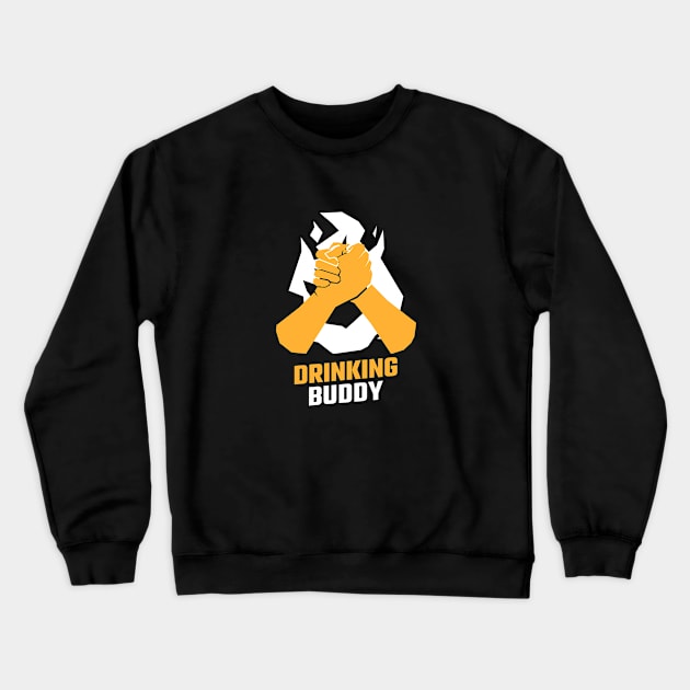 Drinking Buddy Crewneck Sweatshirt by BeerShirtly01